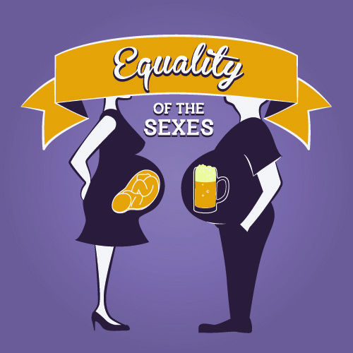 Gender Equality Illustration - "Equality of the sexes"