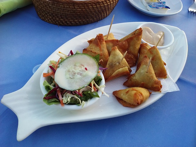 My Samosa looking like a Snac!!